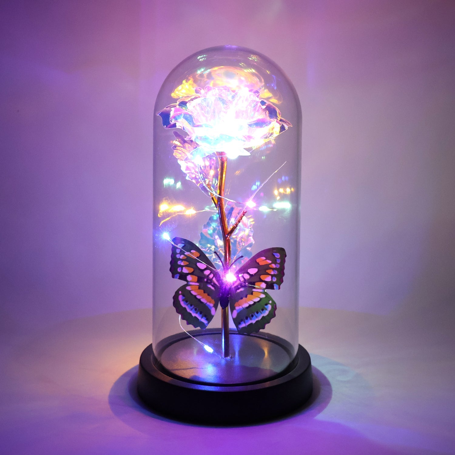 Twinkle Rose LED Light Dome Twinkle Rose LED Light Dome
